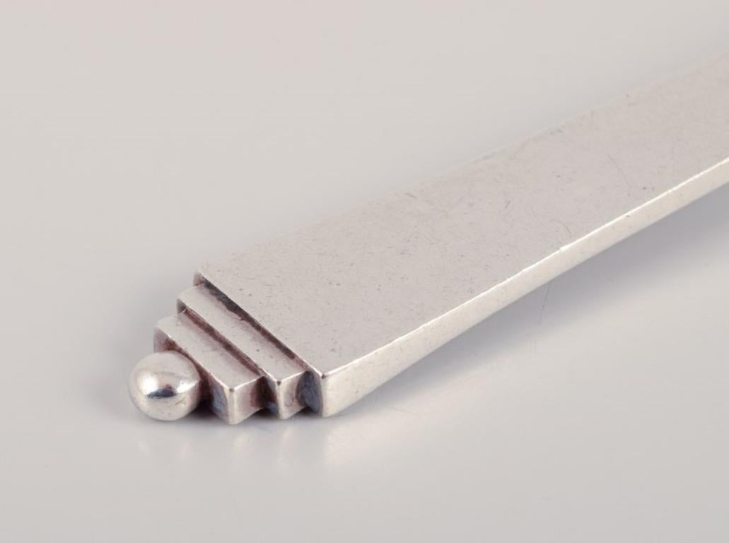 Georg Jensen Pyramide. Drei Mittagessgabeln aus Sterlingsilber. im Zustand „Hervorragend“ im Angebot in Copenhagen, DK