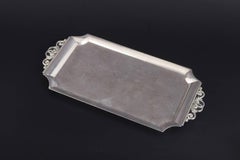 Georg Jensen. Rectangular sterling silver tray, model 305B.