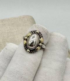 Georg Jensen Ring # 1A Moonlight Blossom Sterling Silver Silverstone Denmark