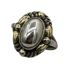 Georg Jensen Ring # 1A Moonlight Blossom Sterling Silver Silverstone Denmark