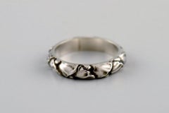 Georg Jensen Ring in Sterling Silver, Model 28A, Late 20th Century