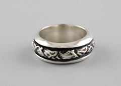 Georg Jensen Ring in Sterling Silver, Model 28C, Late 20th Century