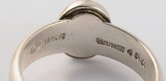 Anello Georg Jensen in argento dopo il 1945