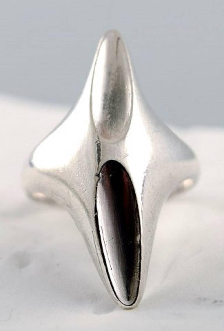 Modern Georg Jensen, Ring of Sterling Silver