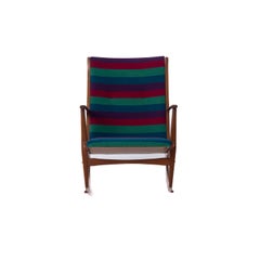 Georg Jensen Rocker with Striped Cushions