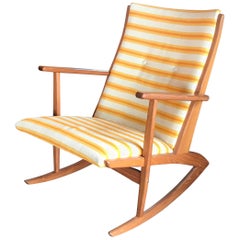 Georg Jensen Rocking Rocker Chair Danish Teak