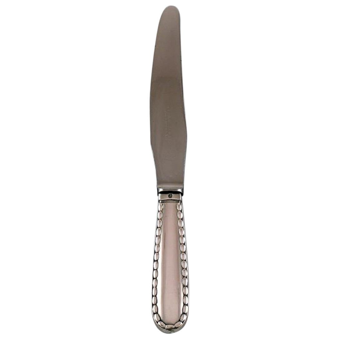 Jensen Acorn Cake Knife, Sterling Silver and Stainless Steel at
