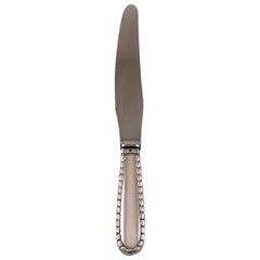 Georg Jensen "Rope" Dinner Knife in Sterling Silver and Stainless Steel