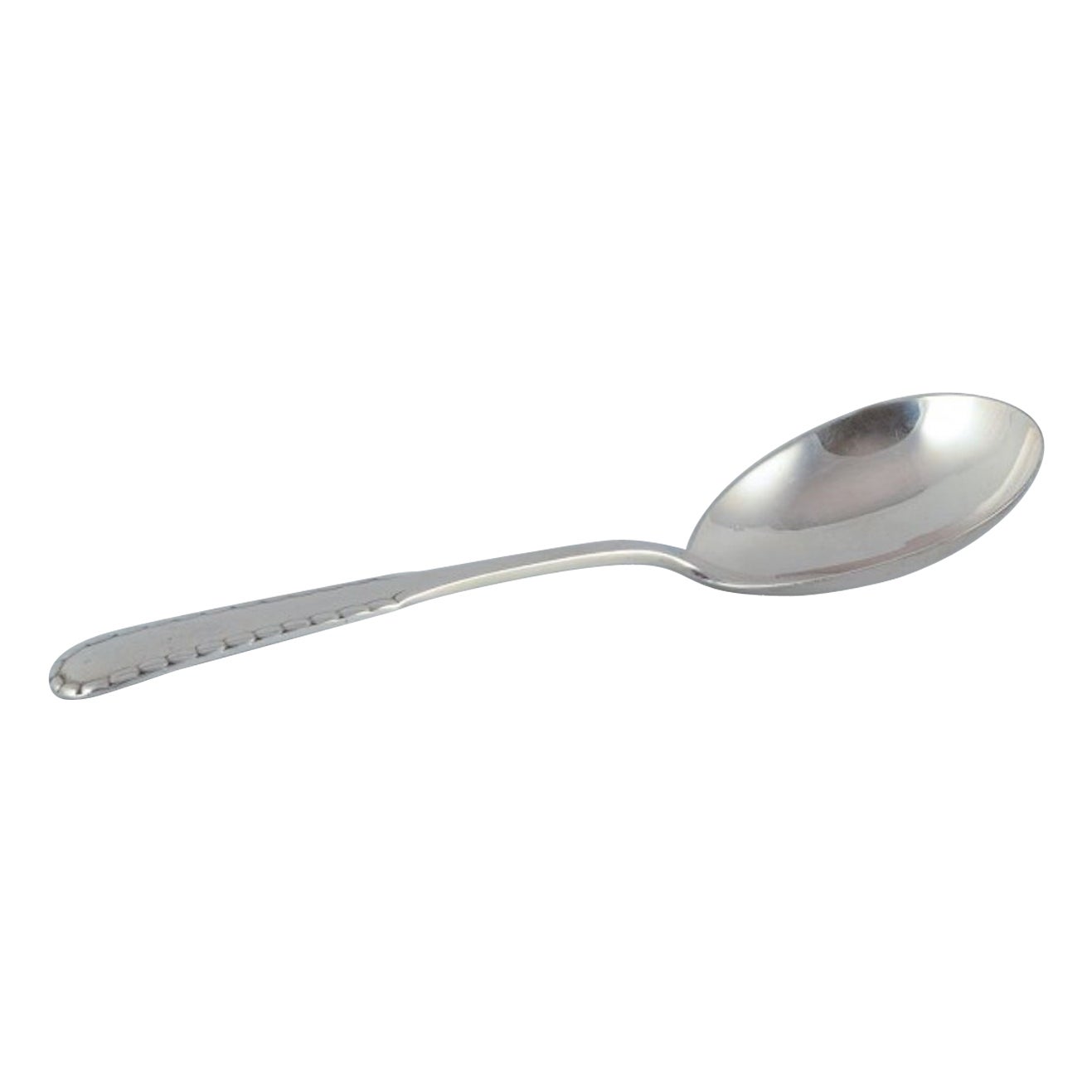 Georg Jensen "Rope" Servierlöffel aus Sterlingsilber.