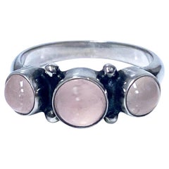 Georg Jensen, bague en quartz rose