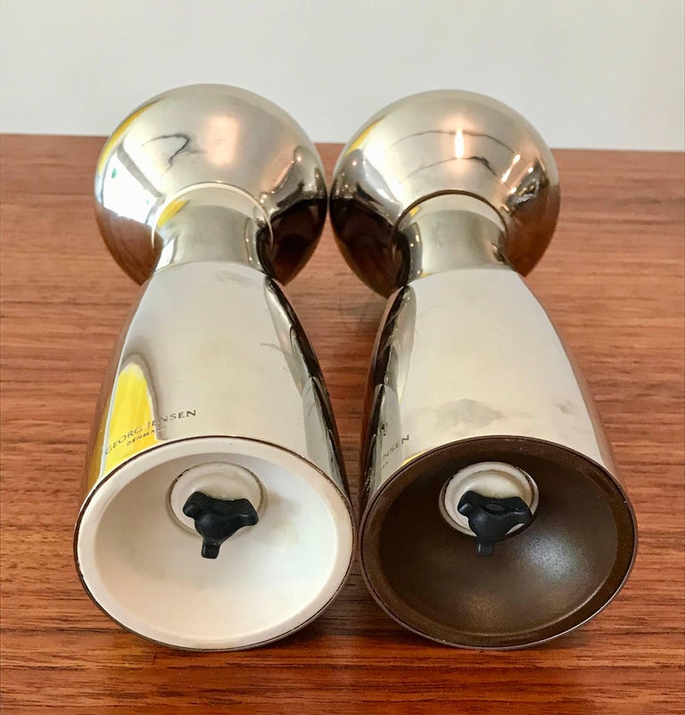 Jensen Salt and Pepper Grinders by Alfredo Haberli, Denmark at