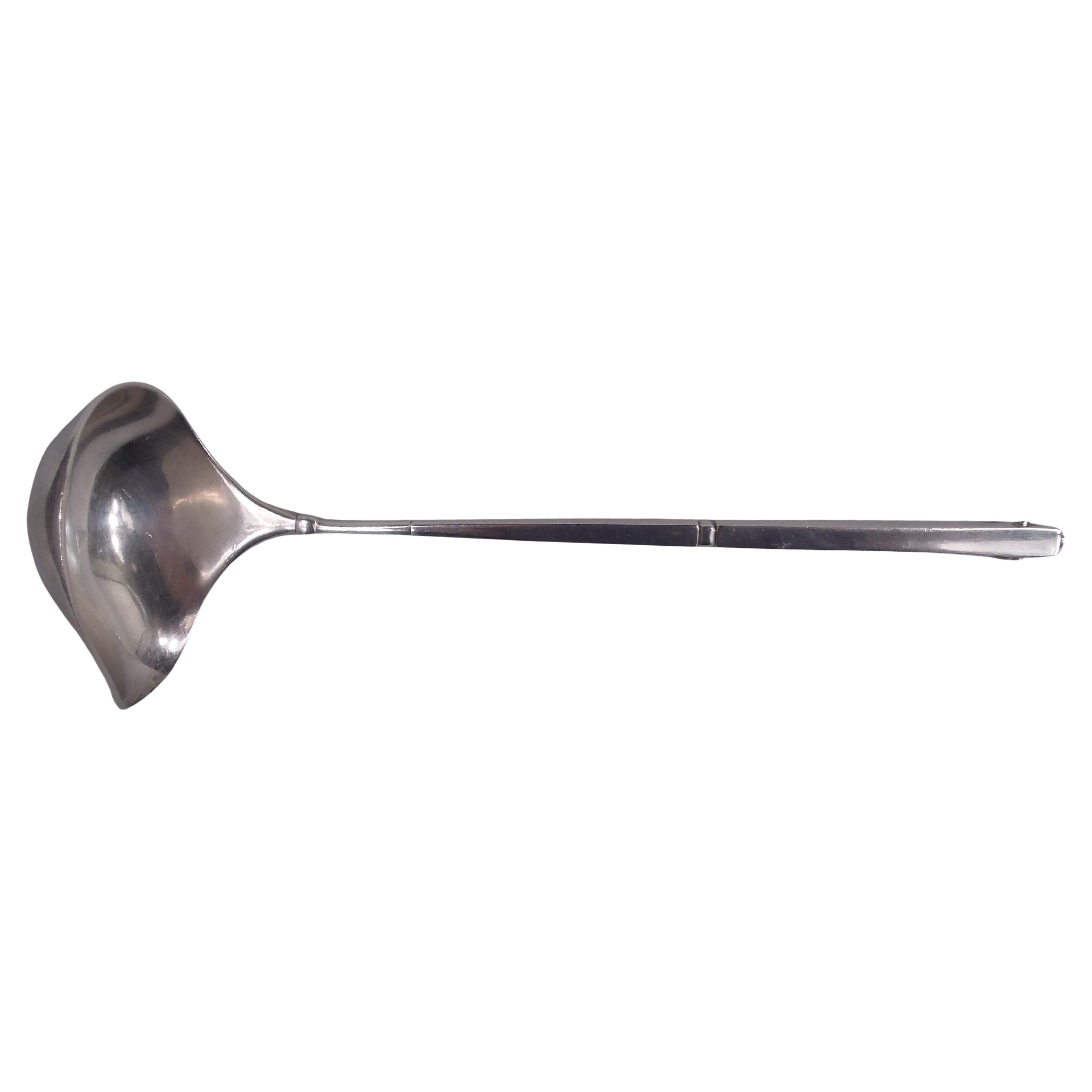Georg Jensen Sauce Ladle in Rare Ornamental Pattern No. 23 For Sale