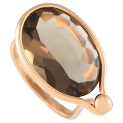 Georg Jensen Savannah 18K Rose Gold Topaz Ring