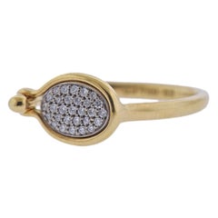 Georg Jensen Savannah Gold Diamond Ring 1506 C