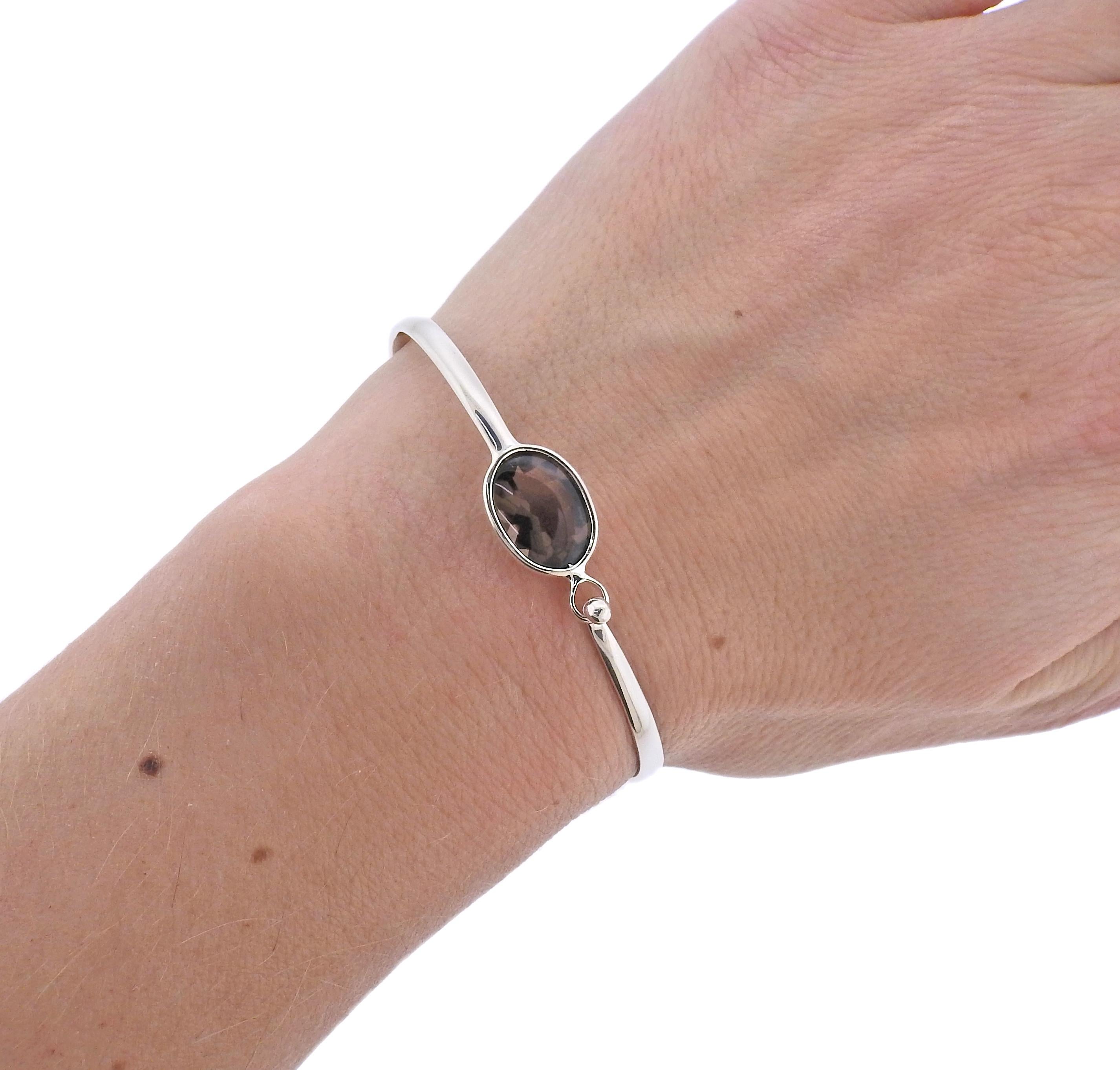 Georg Jensen Savannah Silber Rauchquarz-Armband 628 Damen