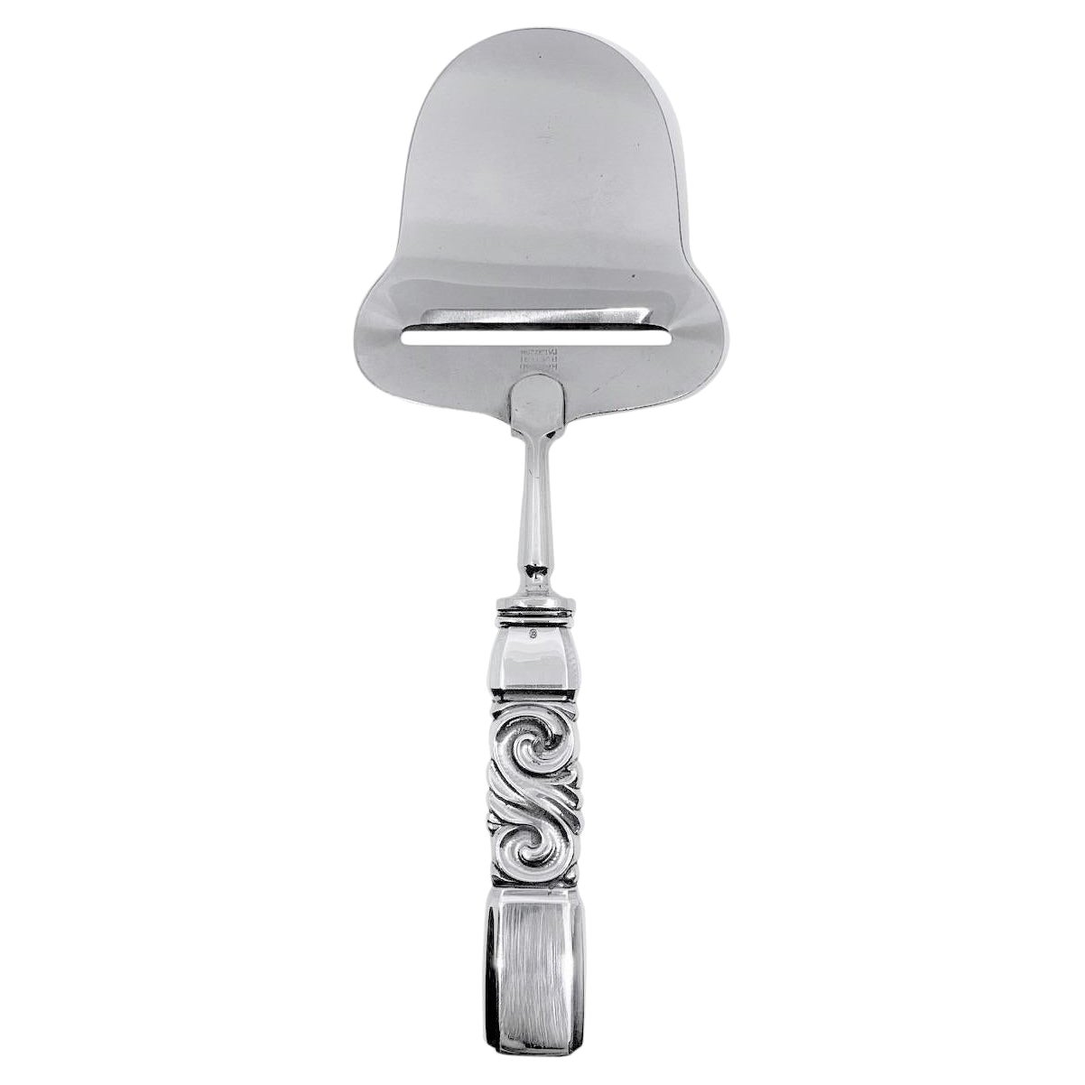 Georg Jensen Scroll Sterling Cheese Plane 222