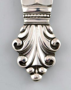 Georg Jensen Serving Spoon in Full Sterling Silver, Georg Jensen Acanthus