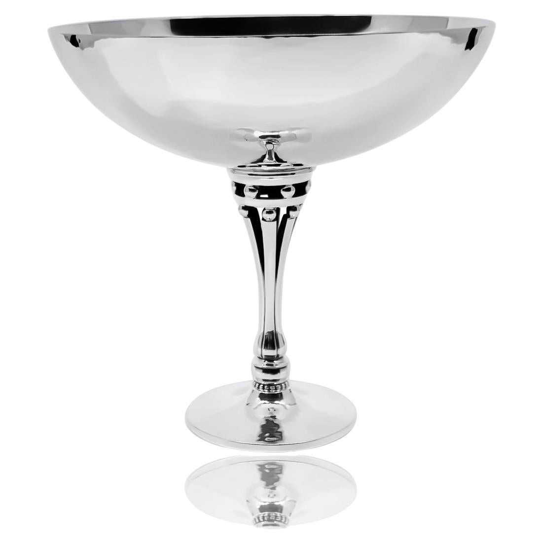 Georg Jensen Set of 12 Large Sterling Silver Champagne Cups 532D For Sale