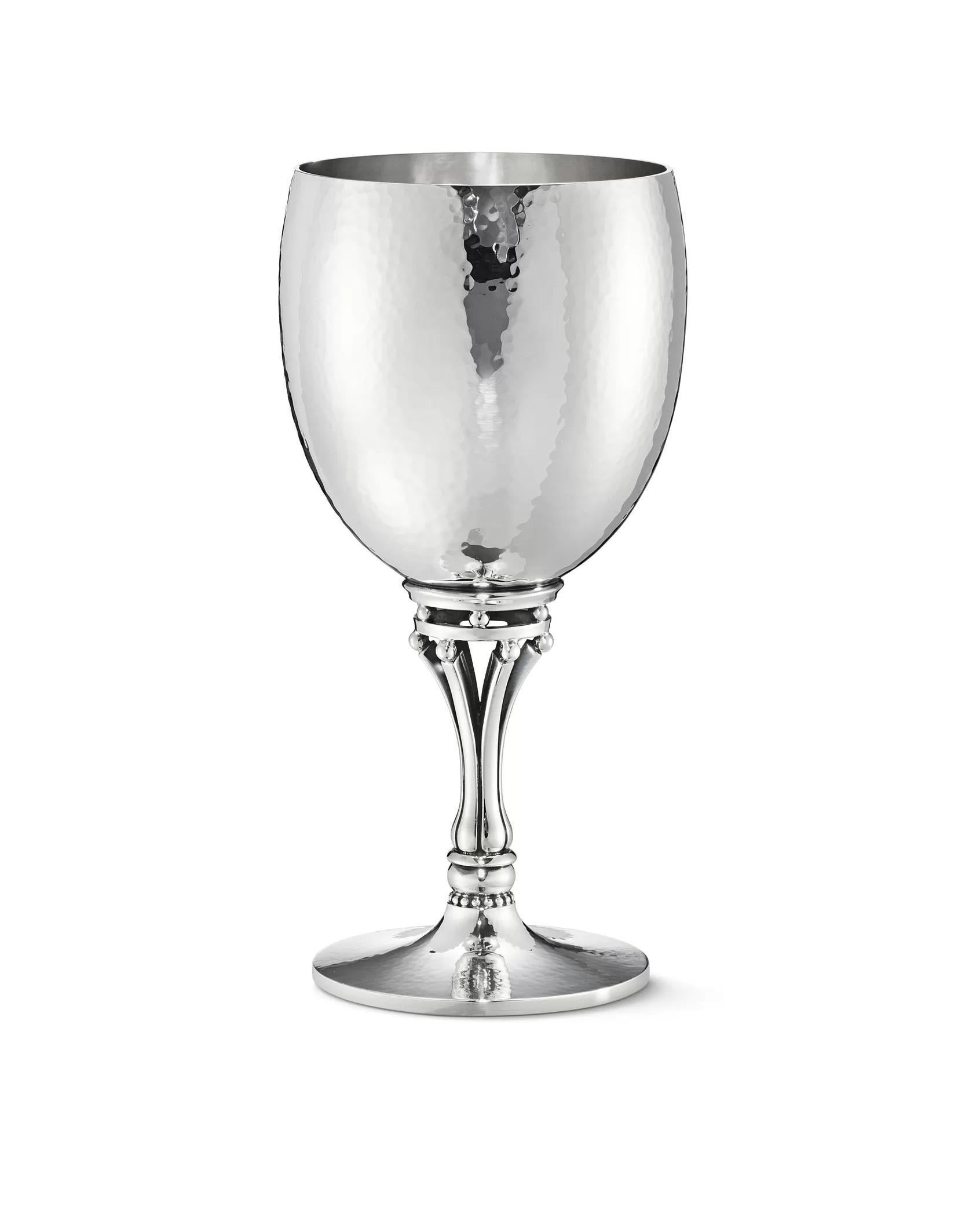 Georg Jensen Juego de 12 copas grandes de plata de ley 532C Danés en venta