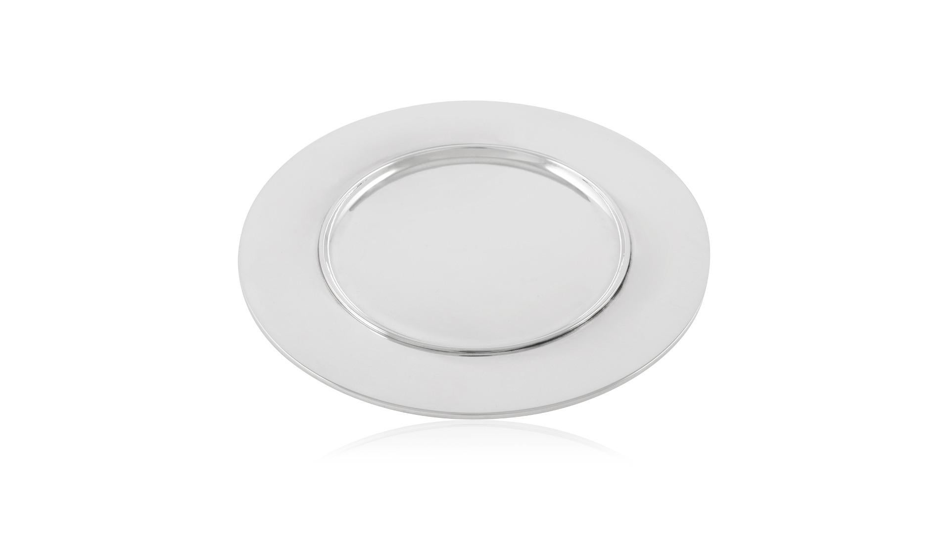 Art Nouveau Georg Jensen Set of Twelve Sterling Silver Charger Plates 587A For Sale