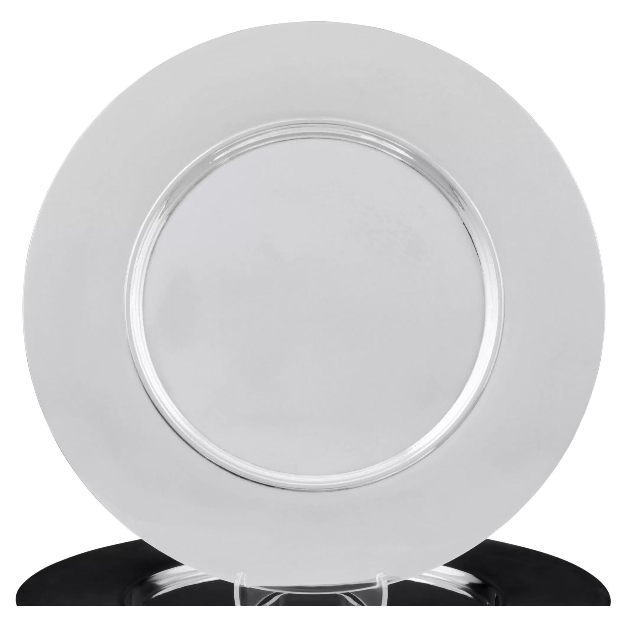 Georg Jensen Juego de doce platos de plata de ley 587A