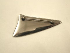 Georg Jensen Silver Brooch, Designed by Henning Koppel, No 327, Dated 1965