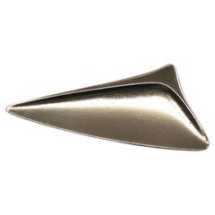 Georg Jensen Silver Brooch, Designed by Henning Koppel, No 327, Dated 1965