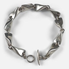 Georg Jensen Silver Butterfly Bracelet #104A, Edvard Kindt-Larsen