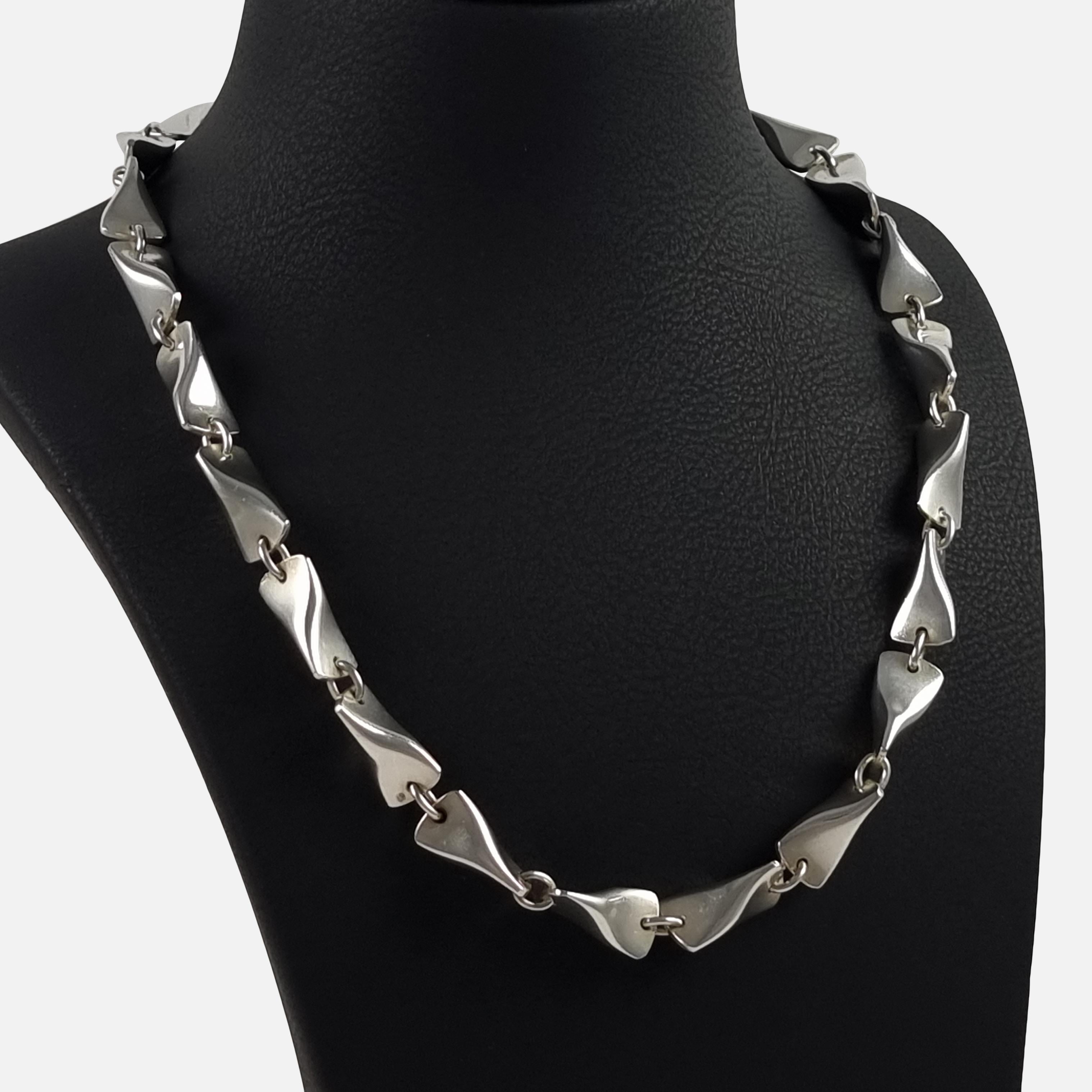 Georg Jensen Silver Butterfly Necklace #104A, Edvard Kindt-Larsen 3