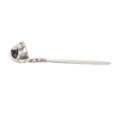 Georg Jensen Silver Cactus Pattern Cream Ladle, London, Dated 1933