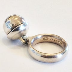 Georg Jensen Silver charm ring 473A by Regitze Overgaard