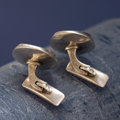 Georg Jensen Sterling Silver Cufflinks Designed by Nanna Ditzel