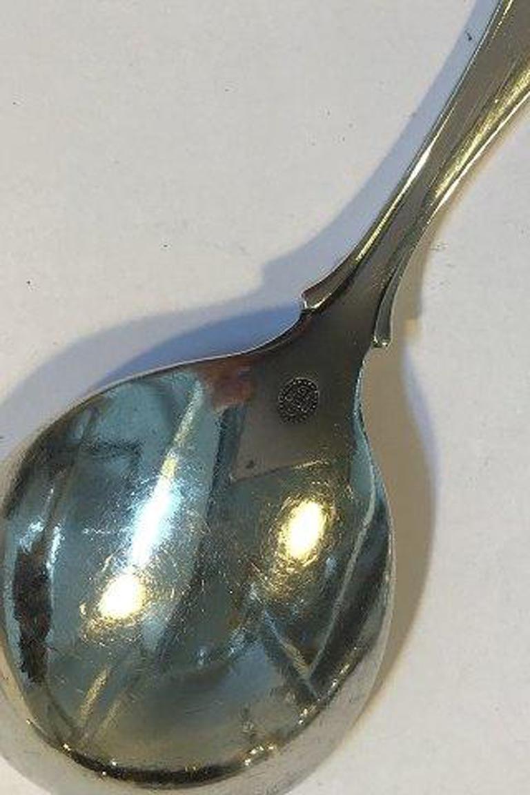 20th Century Georg Jensen Silver Lily of the Valley Sugar Spoon No 171 For Sale