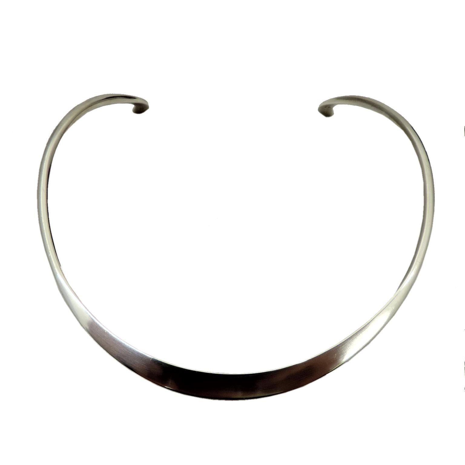 Georg Jensen Silver Neck Ring by Ove Wendt No. A10A