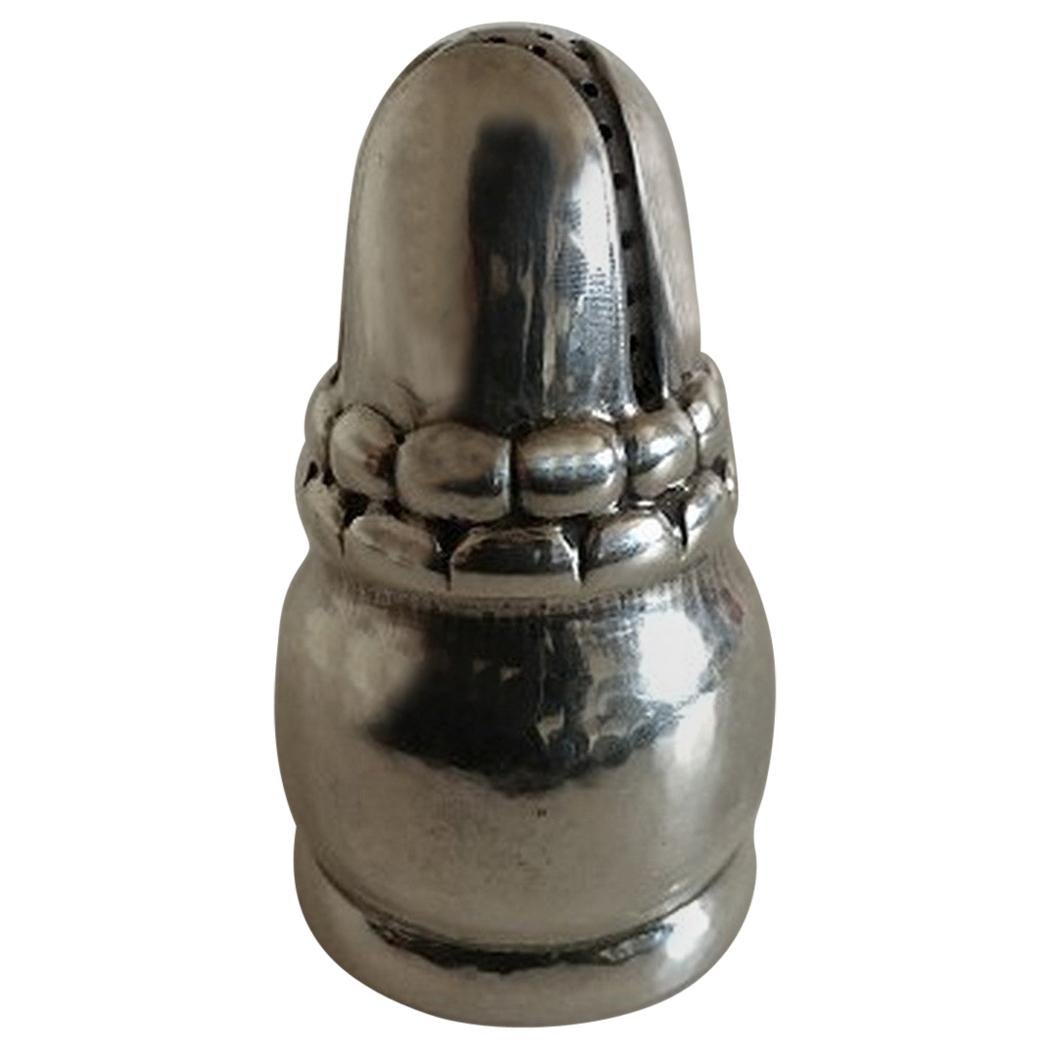 Georg Jensen Silver Pepper Shaker No 5 Early Pepper Shaker in Nice Condition For Sale
