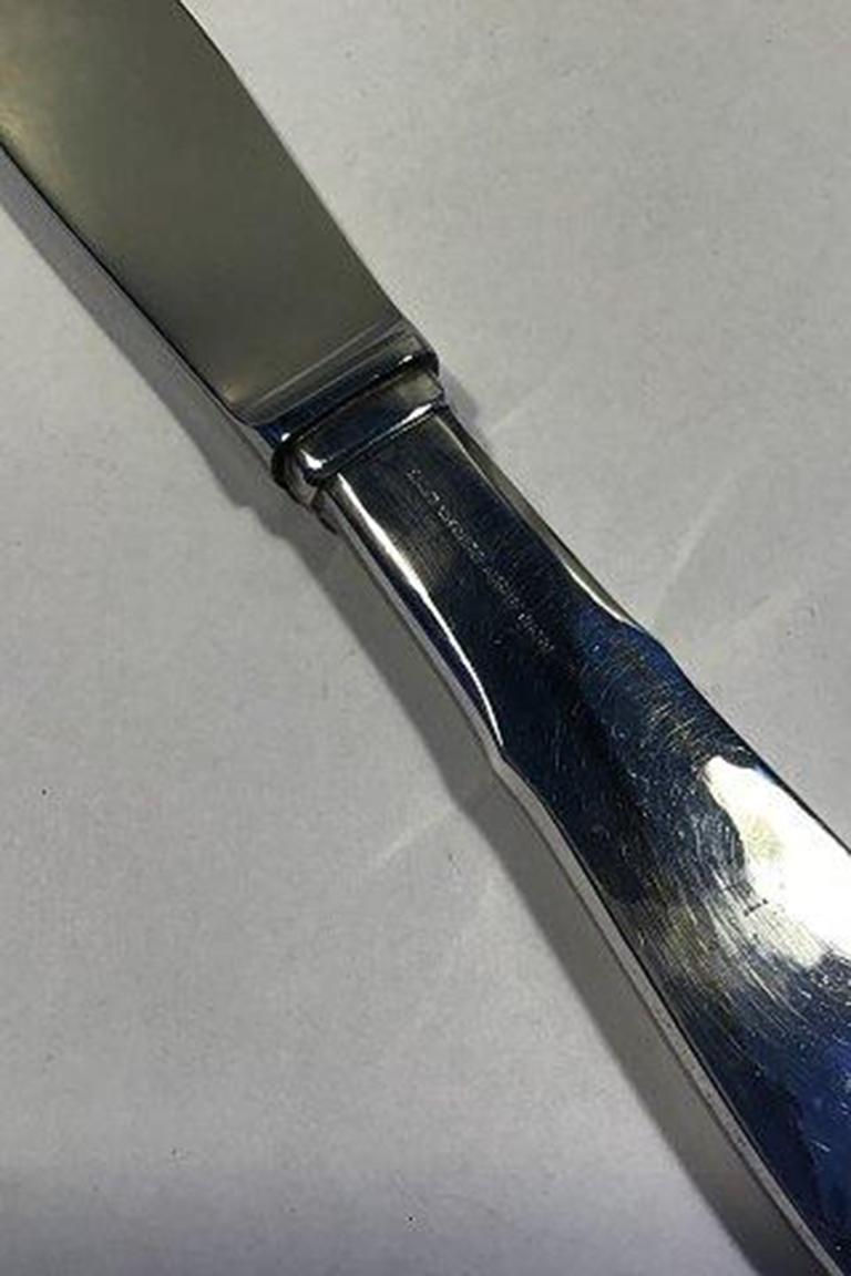 Georg Jensen Silver Plate Mermaid Dinner Knife In Good Condition For Sale In Copenhagen, DK