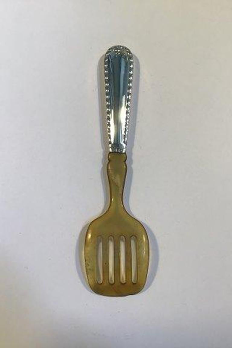 Jensen Silver Rope Herring Fork with Horn No 78 For Sale at 1stDibs