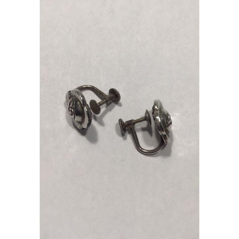 Georg Jensen Silver Earrings No 89 (Screws) 

Measures Diam 1.2 cm (½ in) Total weight 3.8 gr / 0.13 oz