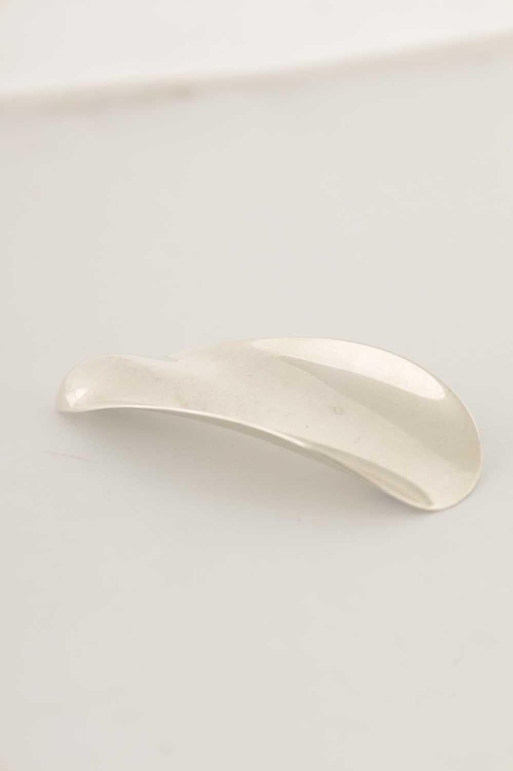 CORNO D'ARGENTO GEORG Jensen timbrato Allan Scharff In condizioni buone in vendita a York, GB