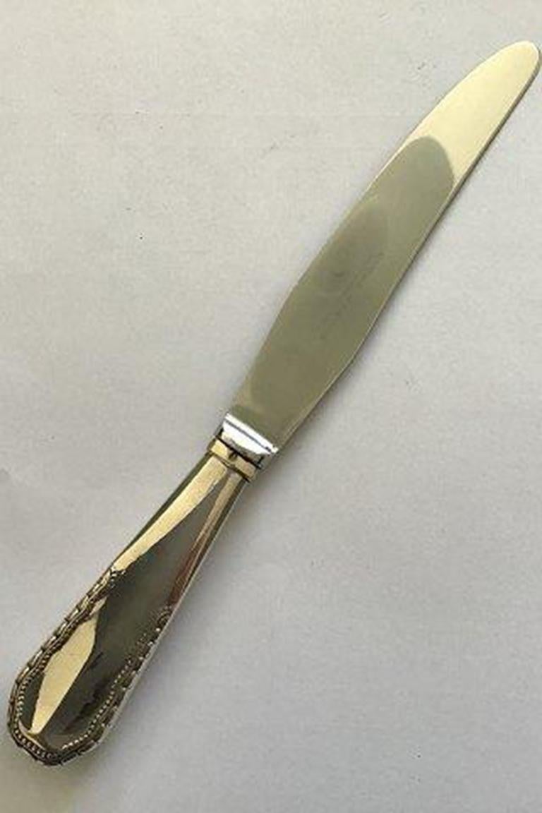 20th Century Georg Jensen Silver Viking Dinner Knife No 003 For Sale