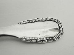 Georg Jensen Silver Viking Pattern Tea Caddy Spoon, Dated Circa 1930