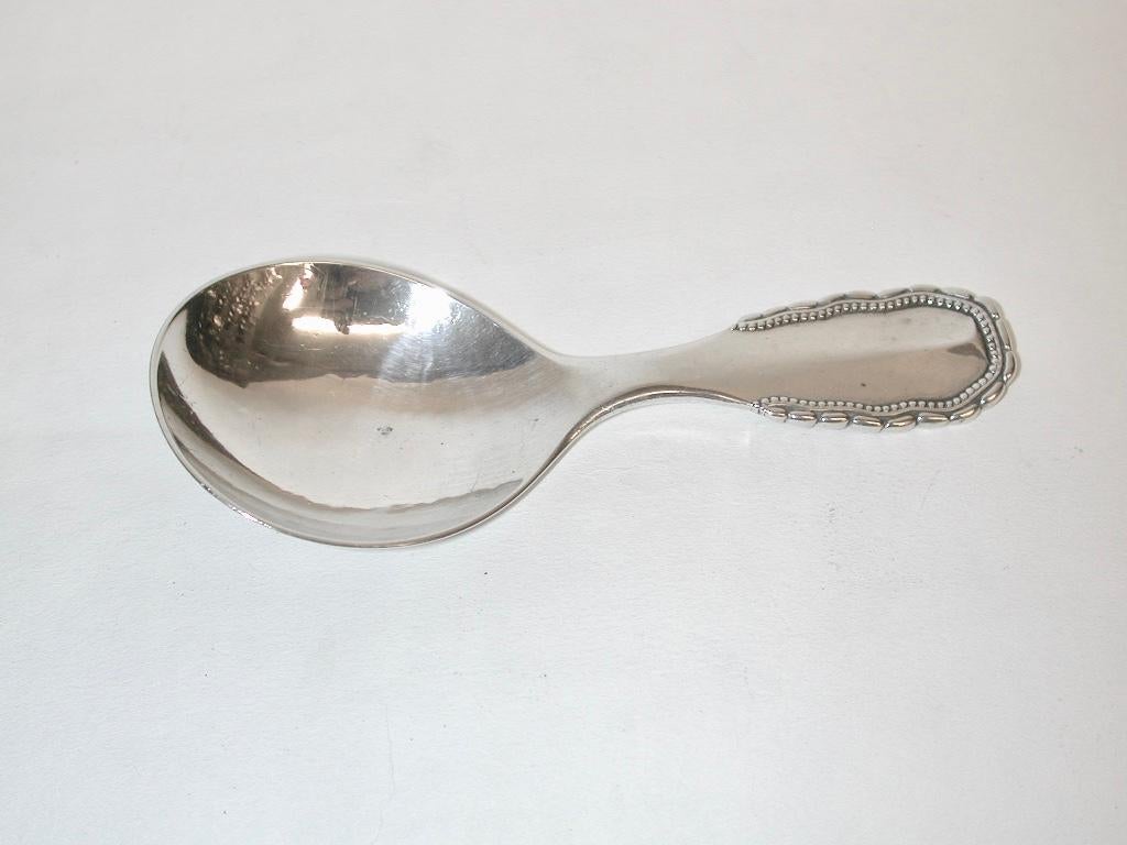 Danese Cucchiaio da tè Georg Jensen in argento con motivo vichingo, datato Circa 1930 in vendita