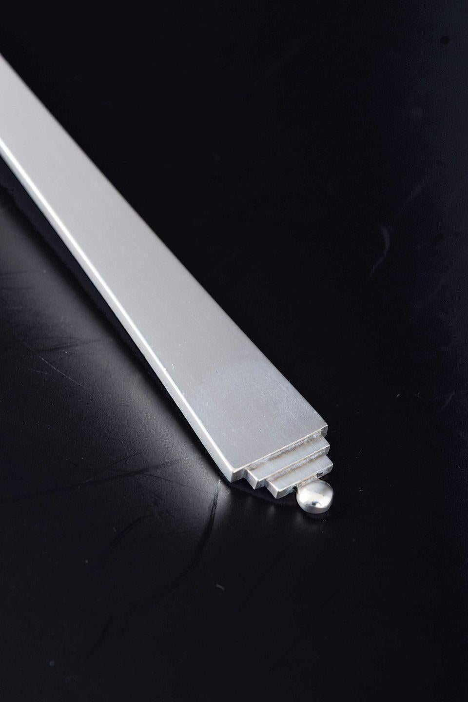 Art déco Georg Jensen. Petite fourchette à déjeuner au motif 
