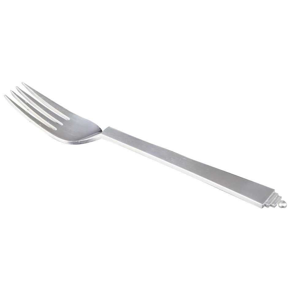 Georg Jensen. Petite fourchette à déjeuner au motif "Pyramide". Argent sterling. en vente