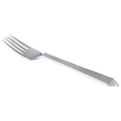 Georg Jensen. Petite fourchette à déjeuner au motif "Pyramide". Argent sterling.