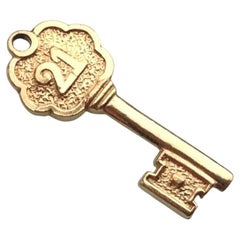 Georg Jensen Solid 9ct Gold Key