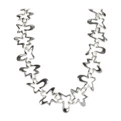 Georg Jensen, collier à éclaboussures en argent sterling