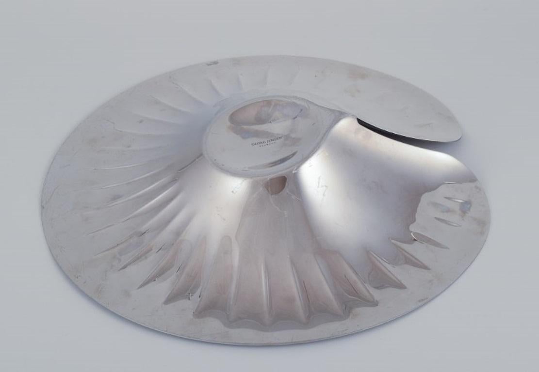 Danese Georg Jensen, ciotola in acciaio inossidabile. Design modernista. 21° secolo. in vendita