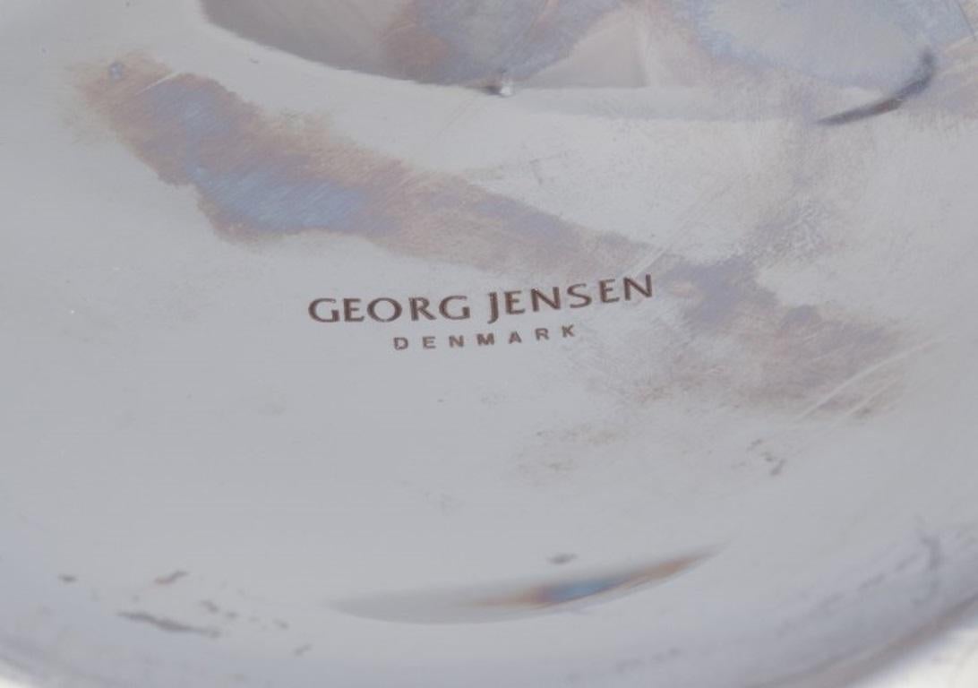 Georg Jensen, ciotola in acciaio inossidabile. Design modernista. 21° secolo. In condizioni ottime in vendita a Copenhagen, DK