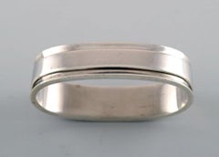 Georg Jensen, Sterling, Art Deco Napkin Ring, Pyramid